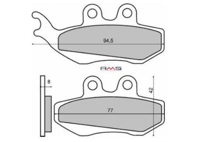 Placute frana (Sinter) Piaggio Hexagon 250